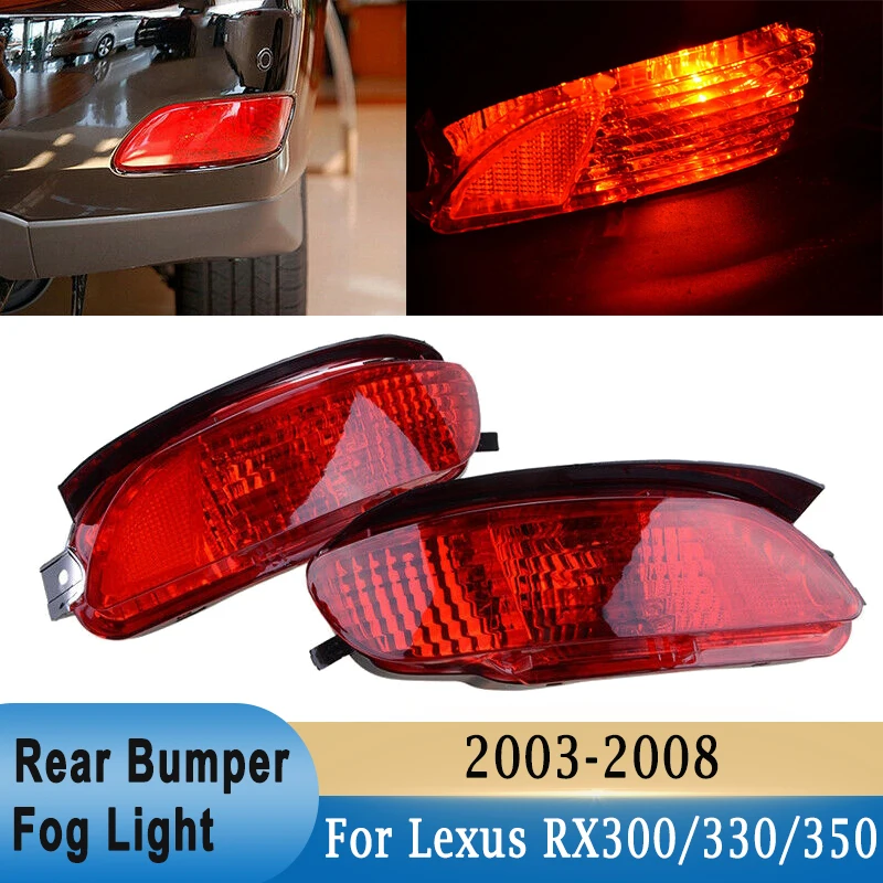 Car Rear Bumper Lights Assembly Tail Fog Lamp Reflector For Lexus RX300 RX330 RX350 2003- 2008 Left Right Rear DRL Signal Lamp
Car Rear Bumper Lights Assembly Tail Fog Lamp Reflector For Lexus RX300 RX330 RX350 2003- 2008 Left Right Rear DRL Signal Lamp