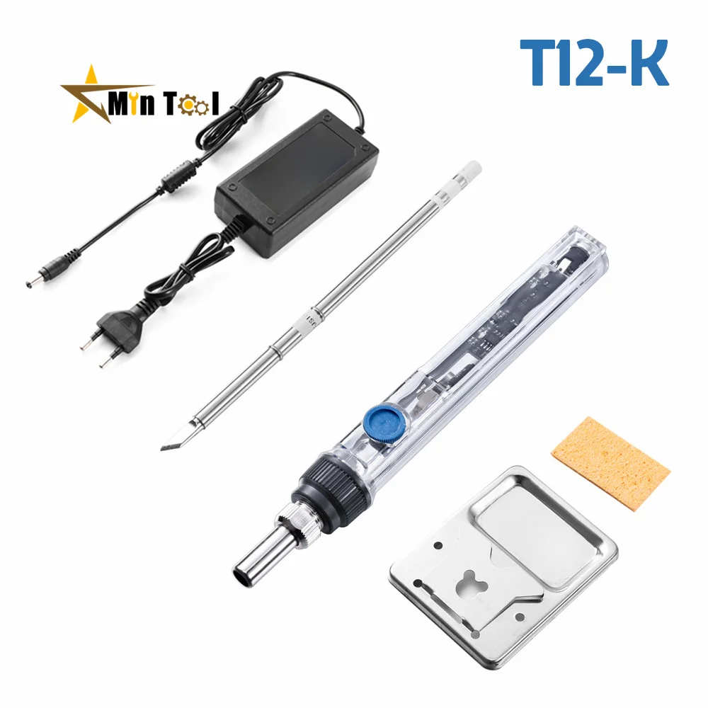 Mini Electric Soldering Iron Adjustable Temperature Solder Welder Station BC2 Tip Hand Tool IC Electronic Componet Tool
Mini Electric Soldering Iron Adjustable Temperature Solder Welder Station BC2 Tip Hand Tool IC Electronic Componet Tool