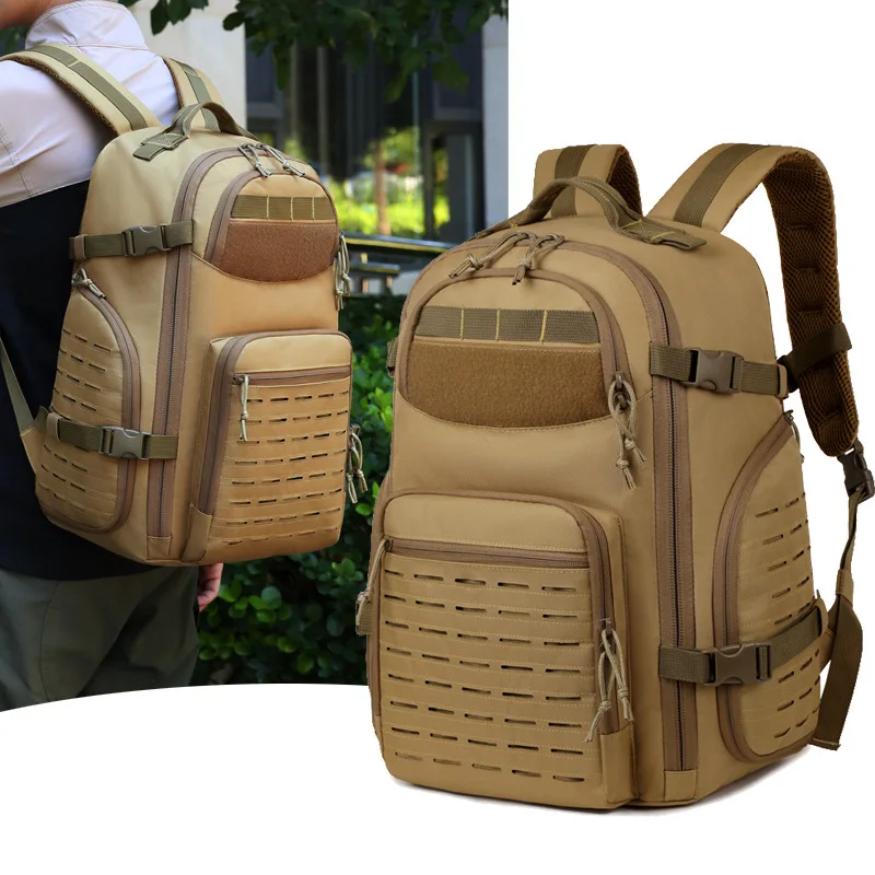 Oxford Cloth Tactical Backpack Large Capacity Outdoor Travel Bag Multifunctional Waterproof Hiking Bags Camo Dual-Shoulder Bag
Oxford Cloth Tactical Backpack Large Capacity Outdoor Travel Bag Multifunctional Waterproof Hiking Bags Camo Dual-Shoulder Bag