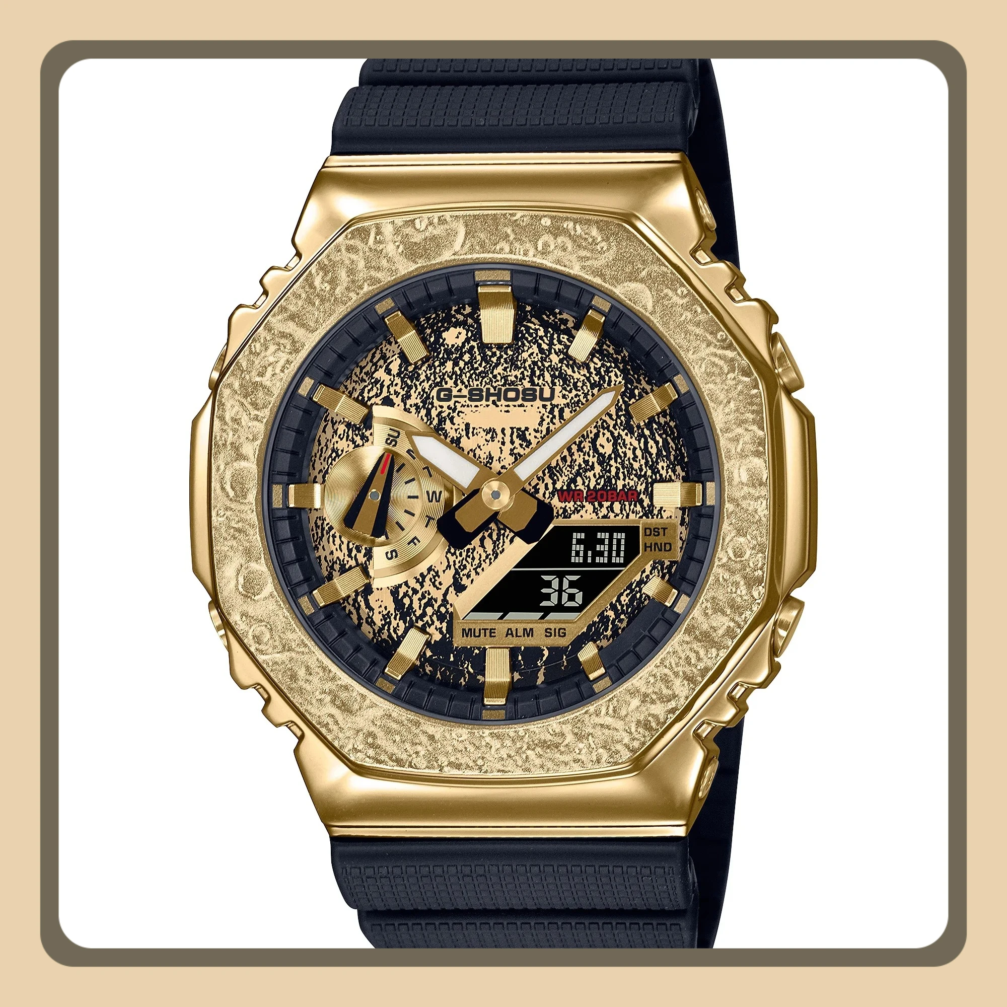 Digital Sports Electronic Unisex Watch Alloy Large Dial Full Function LED Dual Display World Time GM Series
Digital Sports Electronic Unisex Watch Alloy Large Dial Full Function LED Dual Display World Time GM Series