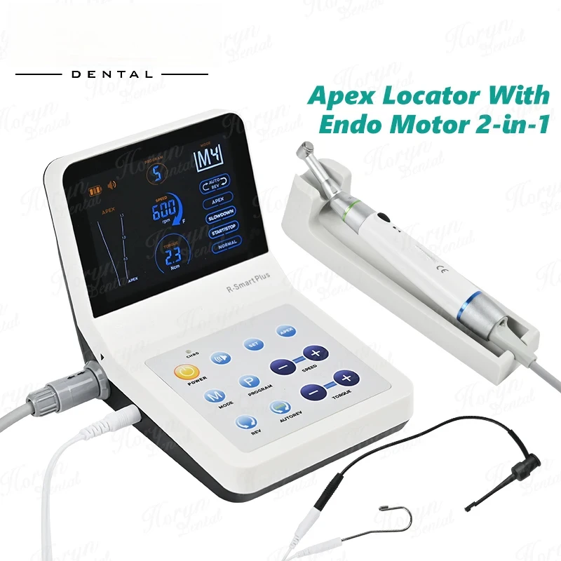 Smart Plus 2 in 1 Dental Endodontic Motor With Apex Locator Rotary File Endomotor 16: 1 Contra Angle For Root Cancal Instrumen
Smart Plus 2 in 1 Dental Endodontic Motor With Apex Locator Rotary File Endomotor 16: 1 Contra Angle For Root Cancal Instrumen