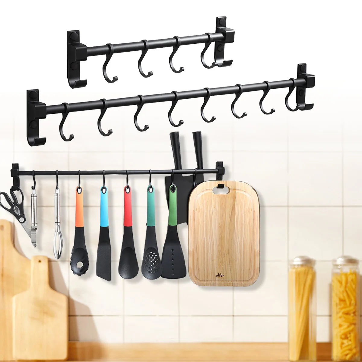 New Space Aluminum Black Hook Bathroom Towel Hook Living Room Door Back Clothes Simple Hook To Save Space
New Space Aluminum Black Hook Bathroom Towel Hook Living Room Door Back Clothes Simple Hook To Save Space
