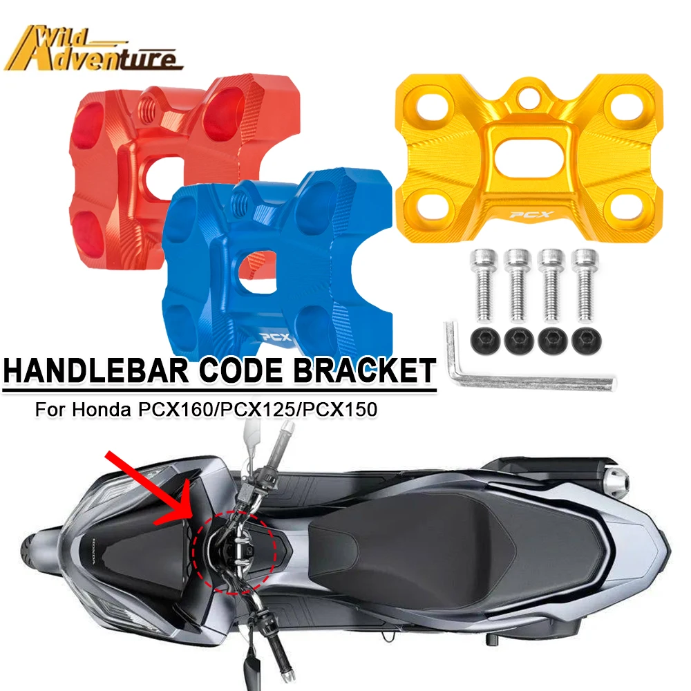 Aluminum Motorcycle Fork Tube Handlebar Bracket For Honda PCX160 PCX150 PCX125 PCX 160 150 125 Pressure Code Stent Mount Clamp
Aluminum Motorcycle Fork Tube Handlebar Bracket For Honda PCX160 PCX150 PCX125 PCX 160 150 125 Pressure Code Stent Mount Clamp