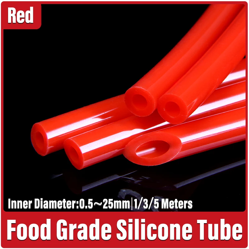 1/3/5/M Red Food Grade Silicone Tube Flexible Silica Gel Pipe Rubber Hose Air Irrigation Pipes Water Connector Colorful Hose
1/3/5/M Red Food Grade Silicone Tube Flexible Silica Gel Pipe Rubber Hose Air Irrigation Pipes Water Connector Colorful Hose