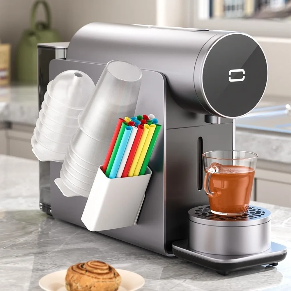 3-in-1 Coffee Machine Cup Holder with Straw Slot Space Saving Cup Storage Holder Side-Mounted Large Capacity
3-in-1 Coffee Machine Cup Holder with Straw Slot Space Saving Cup Storage Holder Side-Mounted Large Capacity