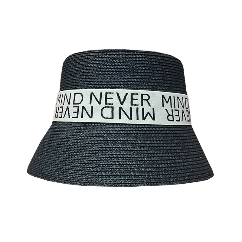 Versatile letter grass woven small basin hat for outdoor travel, fashionable sun shade hat for covering face and sun protection
Versatile letter grass woven small basin hat for outdoor travel, fashionable sun shade hat for covering face and sun protection