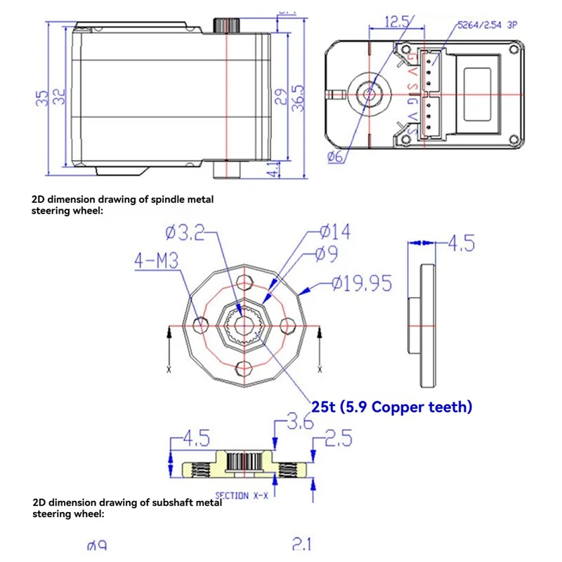 A47F-7.4V STS3215 Servos For SO-ARM100 Robotic Arm 19KG High Torque Intelligent Bus Servo TTL For Programming With FE-URT-1
A47F-7.4V STS3215 Servos For SO-ARM100 Robotic Arm 19KG High Torque Intelligent Bus Servo TTL For Programming With FE-URT-1