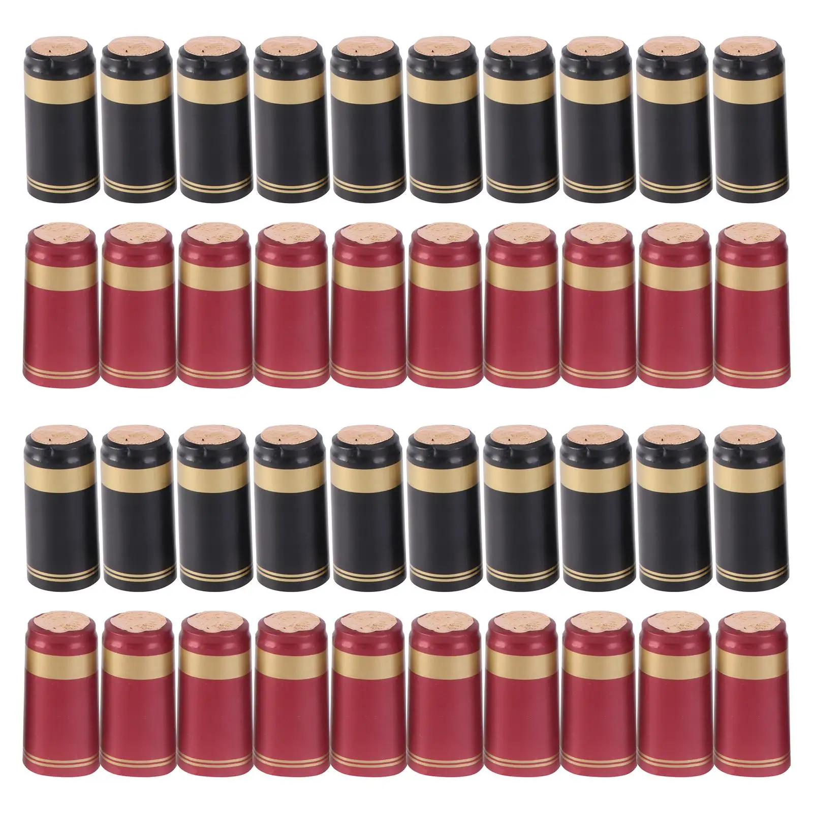100 Pcs Heat Shrink Bottle Capsules PVC Plastic Seal Cover for Bottles Easy Removal Tab Homebrew Winery
100 Pcs Heat Shrink Bottle Capsules PVC Plastic Seal Cover for Bottles Easy Removal Tab Homebrew Winery