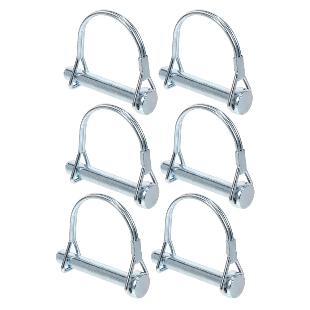 6Pcs D Style Lock Pins Heavy Duty Safety Locking Spring Pins for Trailer Hitch Rv Farm Equipment Trailer Pin Lock
6Pcs D Style Lock Pins Heavy Duty Safety Locking Spring Pins for Trailer Hitch Rv Farm Equipment Trailer Pin Lock