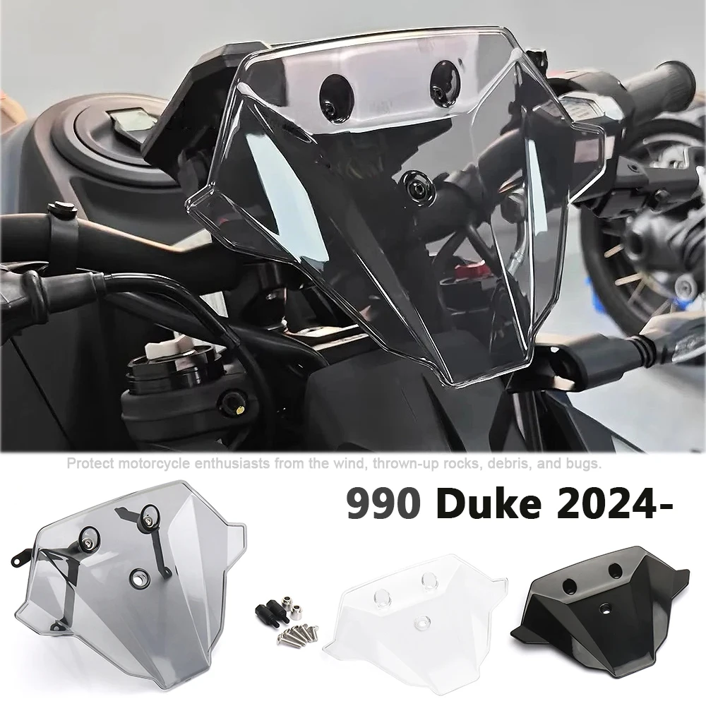 New 990 Duke 990Duke DUKE 990 2024 2025 Windshield Kit Sport Windscreen Visor Motorcycle Accessories Wind Deflector
New 990 Duke 990Duke DUKE 990 2024 2025 Windshield Kit Sport Windscreen Visor Motorcycle Accessories Wind Deflector