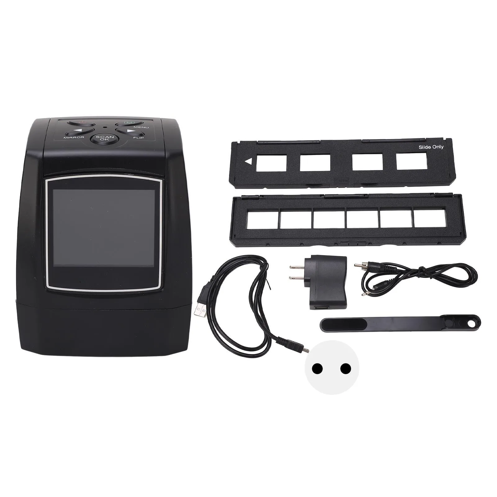 Film and Slide Scanner 2.36 Inch Color Display USB Supported 100-240V Mini Digital Film Scanner for Video Editors
Film and Slide Scanner 2.36 Inch Color Display USB Supported 100-240V Mini Digital Film Scanner for Video Editors