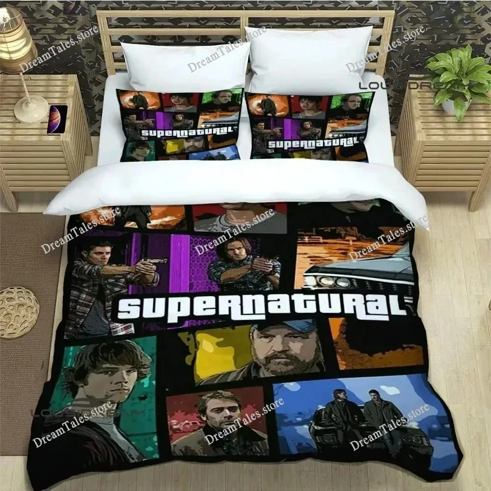 Supernatural Join The Hunt Style Duvet Cover Pillow Case Bedding Set Quilt Cover Double Bed Home Textile Luxury Gift369
Supernatural Join The Hunt Style Duvet Cover Pillow Case Bedding Set Quilt Cover Double Bed Home Textile Luxury Gift369