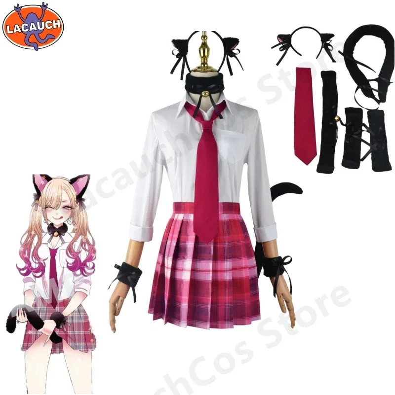 Marin Kitagawa Cosplay My Dress Up Darling Costume JK School Uniform Skirt Outfits Halloween Wig Cat Ears and Tail Accessories
Marin Kitagawa Cosplay My Dress Up Darling Costume JK School Uniform Skirt Outfits Halloween Wig Cat Ears and Tail Accessories