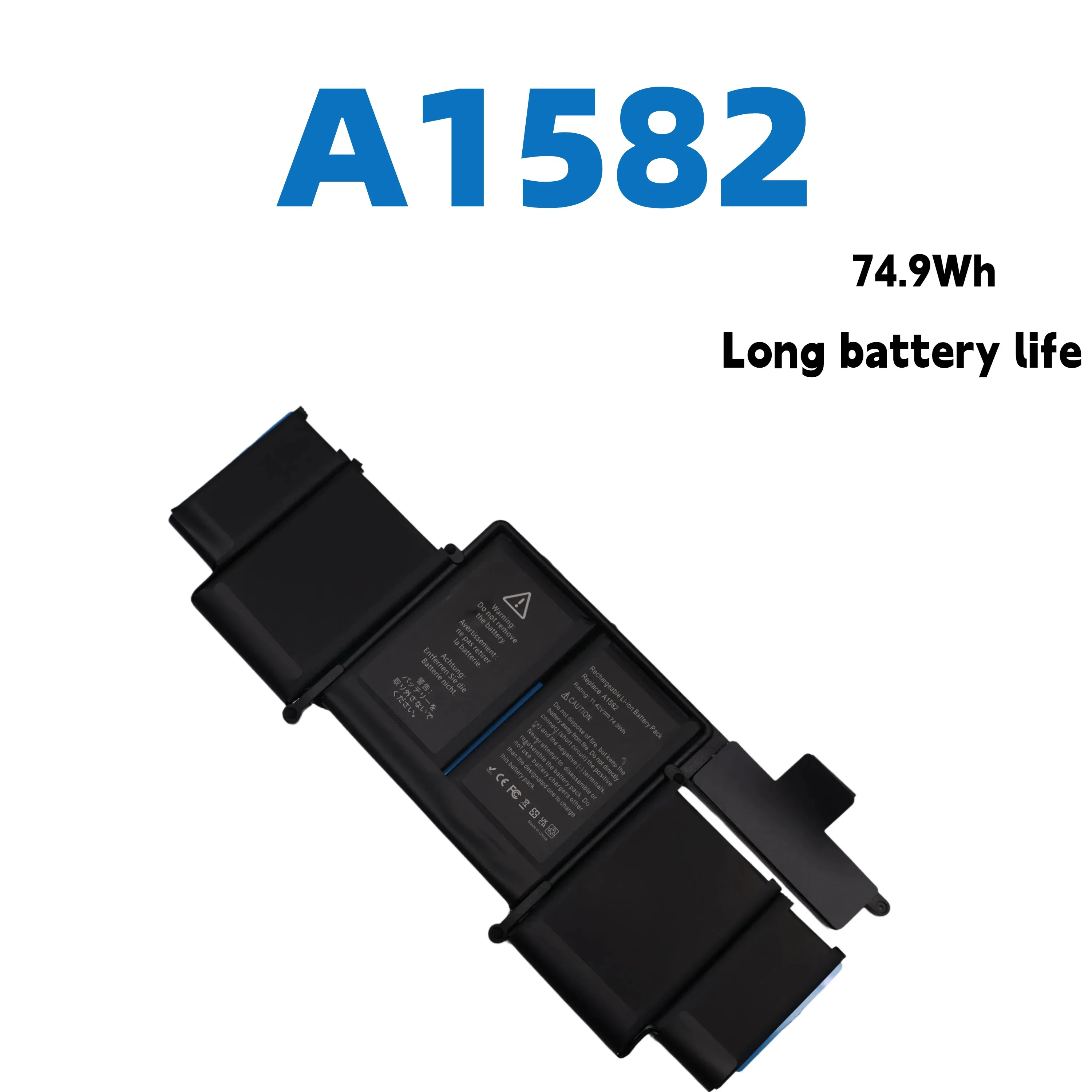AUSSY A1582 74.9WH Laptop Battery For Apple MacBook Pro 13" Retina A1502 2013 2014 2015 Year 020-00010
AUSSY A1582 74.9WH Laptop Battery For Apple MacBook Pro 13" Retina A1502 2013 2014 2015 Year 020-00010