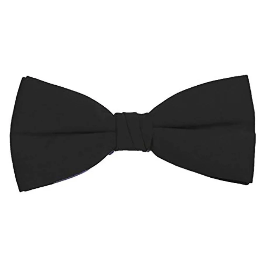 K. Alexander Formal Black Satin Banded Men's Bow Tie
K. Alexander Formal Black Satin Banded Men's Bow Tie