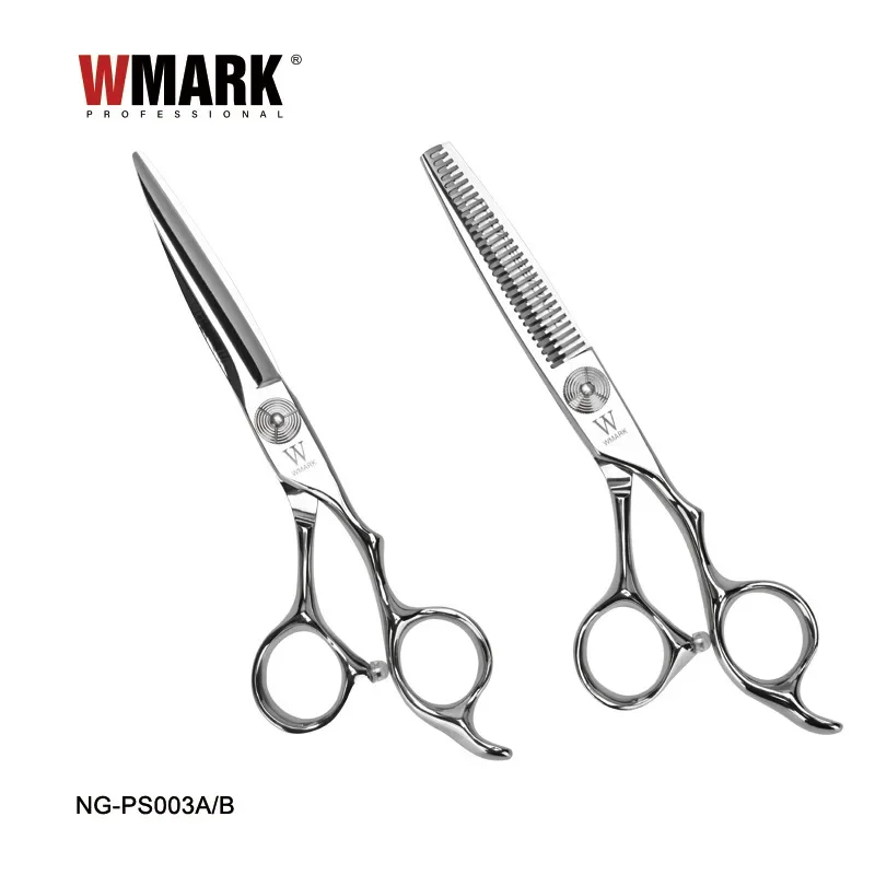 Wmark High Quality 9Cr18 Stainless Steel Scissors Set Salon Shears Cutting Professional Scissors Set For Barber Salon
Wmark High Quality 9Cr18 Stainless Steel Scissors Set Salon Shears Cutting Professional Scissors Set For Barber Salon