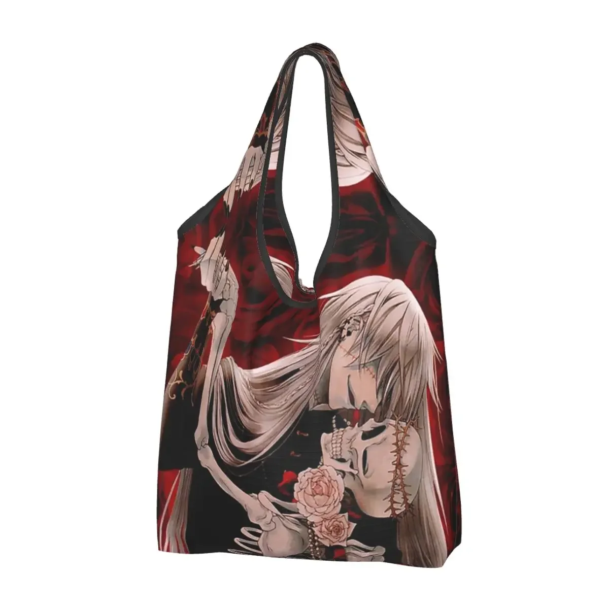 Портативная сумка-тоут Undertaker Black Butler, складная сумка-шоппер, продуктовая сумка, сумка на плечо
Портативная сумка-тоут Undertaker Black Butler, складная сумка-шоппер, продуктовая сумка, сумка на плечо