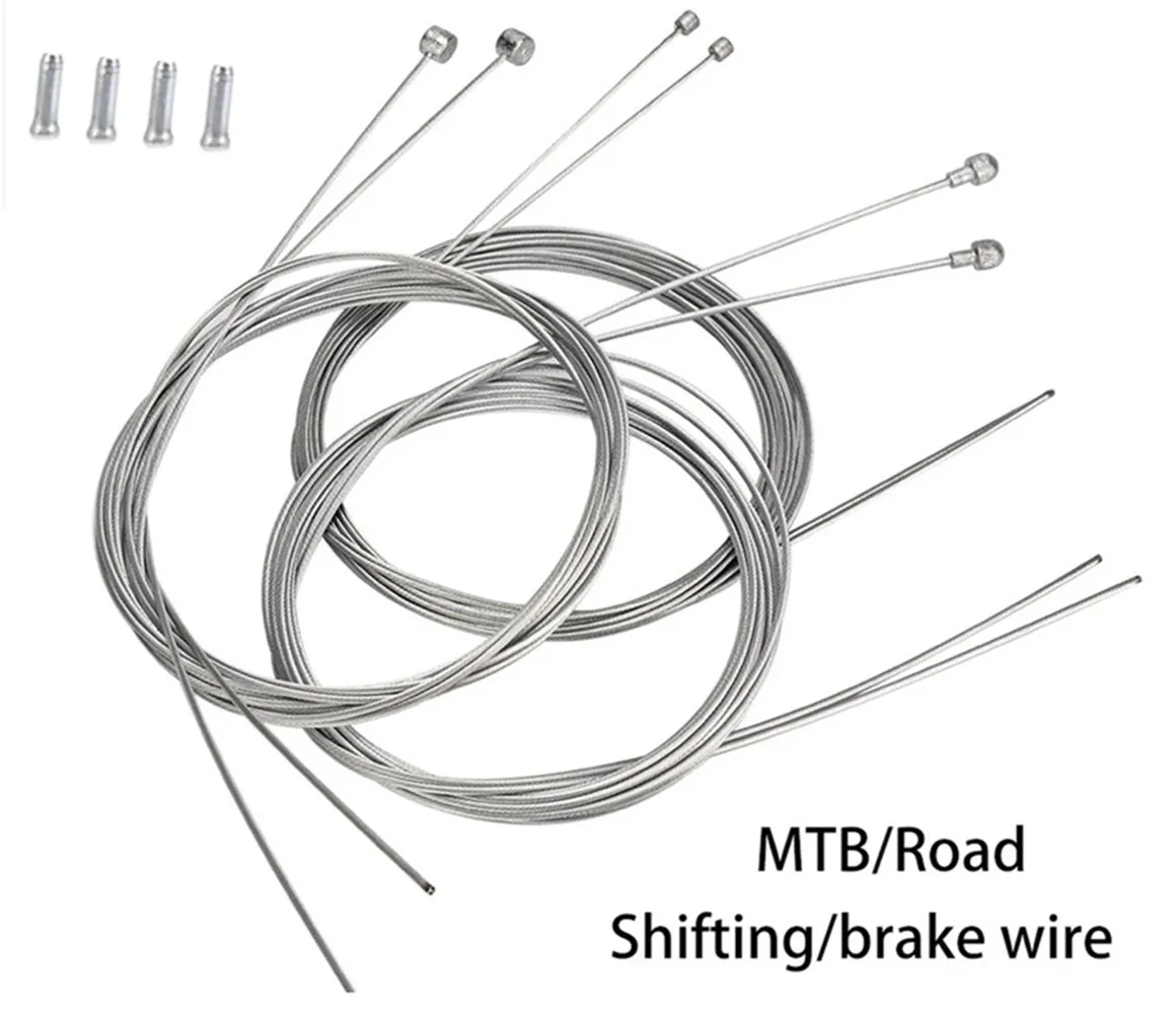 2pcs MTB Road Stainless Steel Bicycle Brake Shifting Wire Bicycle Brake Cable with End Core Cap Bike Brake Inner Line
2pcs MTB Road Stainless Steel Bicycle Brake Shifting Wire Bicycle Brake Cable with End Core Cap Bike Brake Inner Line