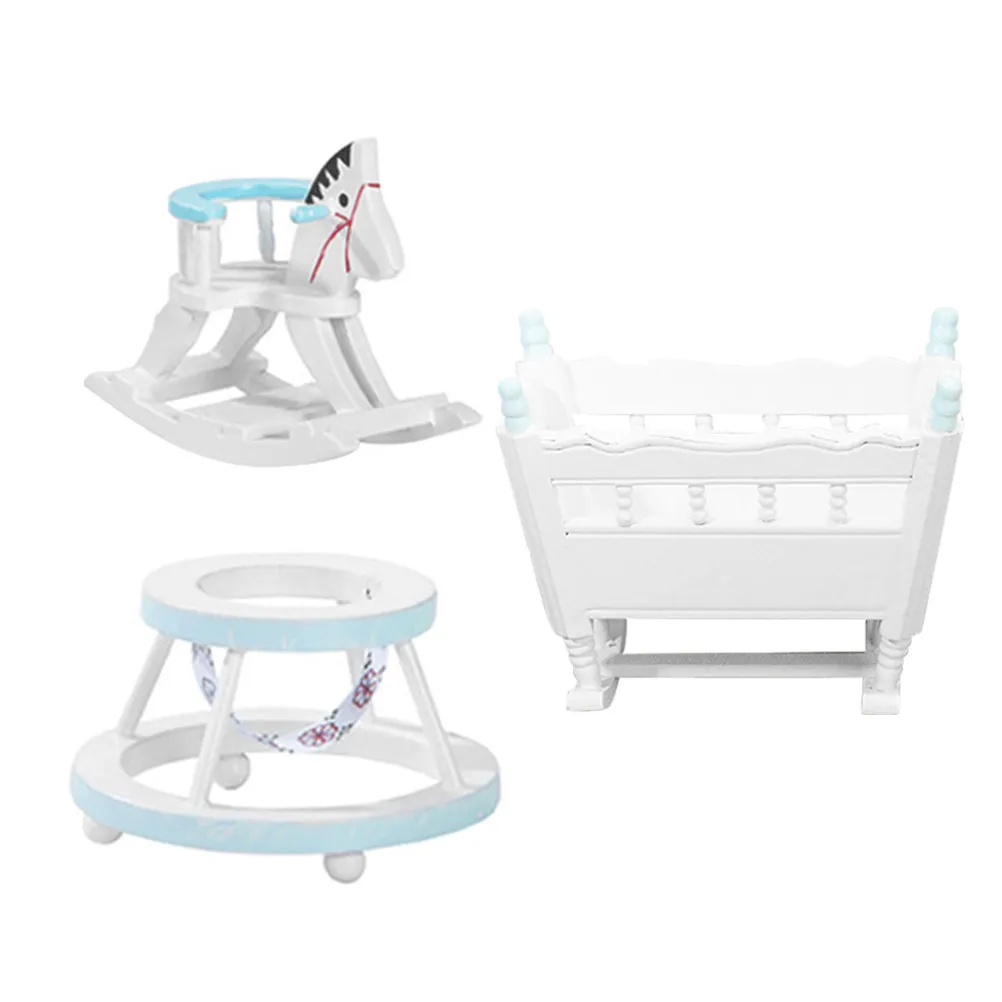 3Pcs Wood Walker Cradle Furniture Set for Mini House Decoration Fine Craftsmanship Lifelike Detail Lightweight
3Pcs Wood Walker Cradle Furniture Set for Mini House Decoration Fine Craftsmanship Lifelike Detail Lightweight