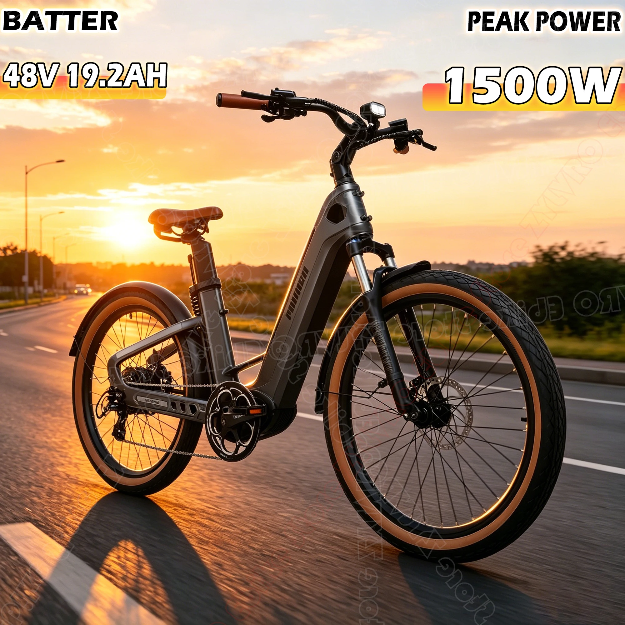 MIHOGO Air Peak 1500W 48V 19.2AH Electric Bike Carbon Fiber Frame Adult Electric Bicycle Urban E-Bike 26" Inflatable Tires Ebike Ultra-Lightweight Super Light Ebike
MIHOGO Air Peak 1500W 48V 19.2AH Electric Bike Carbon Fiber Frame Adult Electric Bicycle Urban E-Bike 26" Inflatable Tires Ebike Ultra-Lightweight Super Light Ebike