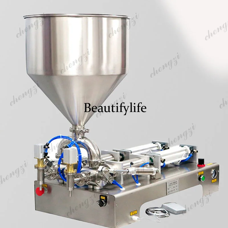 Semi-automatic Double-head Quantitative Filling Machine Ointment Soft Ice Cream Cosmetic Paste Filling Equipmen
Semi-automatic Double-head Quantitative Filling Machine Ointment Soft Ice Cream Cosmetic Paste Filling Equipmen