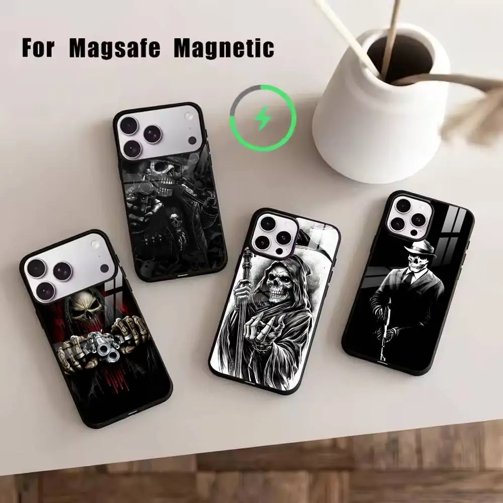 Reaper Skull Skeleton Gun-RSG Phone Case For iPhone17,16,15,14,13,12,11 Plus,Pro Magnetic with Magsafe Wireless Charging
Reaper Skull Skeleton Gun-RSG Phone Case For iPhone17,16,15,14,13,12,11 Plus,Pro Magnetic with Magsafe Wireless Charging
