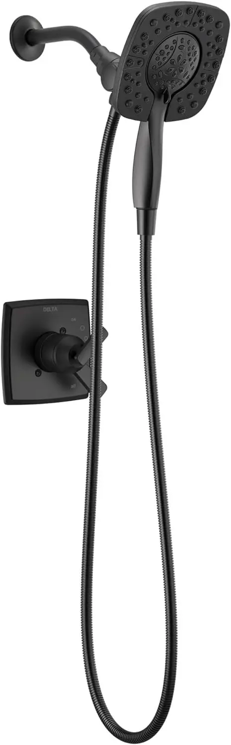 2-Spray Touch-Clean In2ition 2-in-1 Hand Held Shower Head with Hose, Matte Black T17264-BL-I (Valve Not Included)
2-Spray Touch-Clean In2ition 2-in-1 Hand Held Shower Head with Hose, Matte Black T17264-BL-I (Valve Not Included)