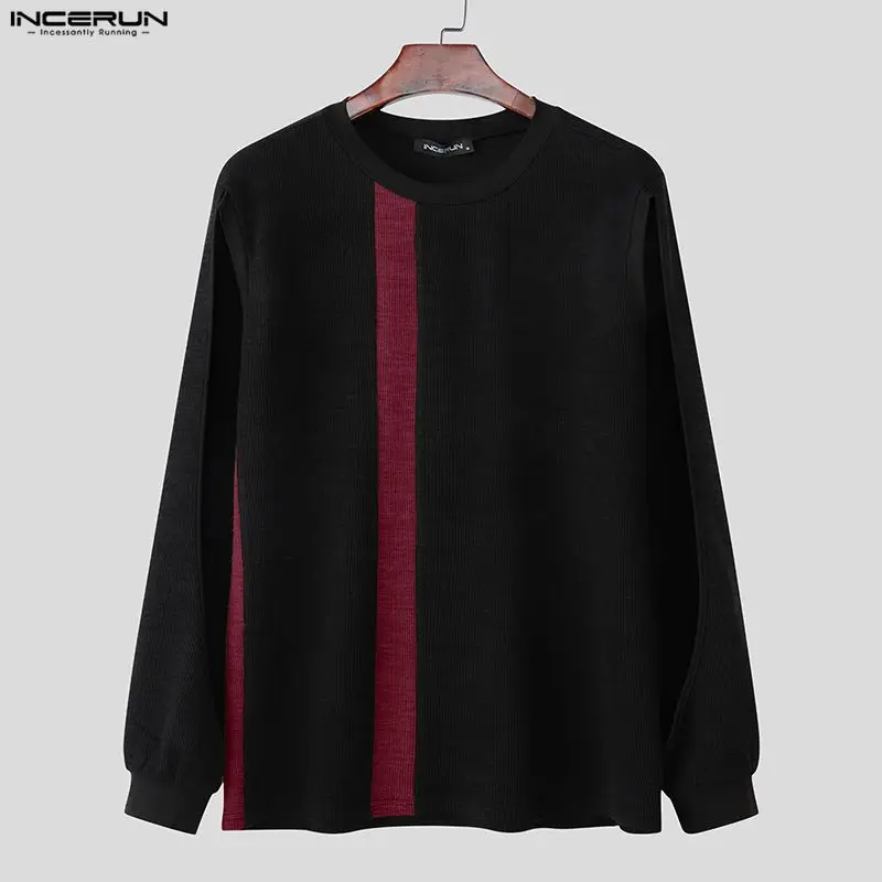 INCERUN Мужская футболка в стиле пэчворк с круглым вырезом и длинными рукавами, мужские футболки, уличная одежда, свободные 2026, модные повседневные футболки S-5XL
INCERUN Мужская футболка в стиле пэчворк с круглым вырезом и длинными рукавами, мужские футболки, уличная одежда, свободные 2026, модные повседневные футболки S-5XL