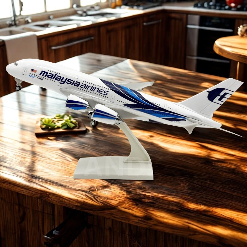 Planes Resin 30cm Airbus a 380 Model Plane 1/240 Scale A380 Malaysia Airways Airplane Model Collection Gift
Planes Resin 30cm Airbus a 380 Model Plane 1/240 Scale A380 Malaysia Airways Airplane Model Collection Gift