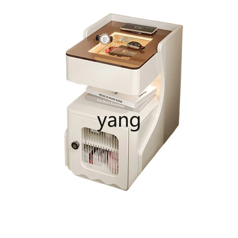 LH Smart small bedside table with fingerprint lock bedroom solid wood high-end super narrow crevice cabinet
LH Smart small bedside table with fingerprint lock bedroom solid wood high-end super narrow crevice cabinet