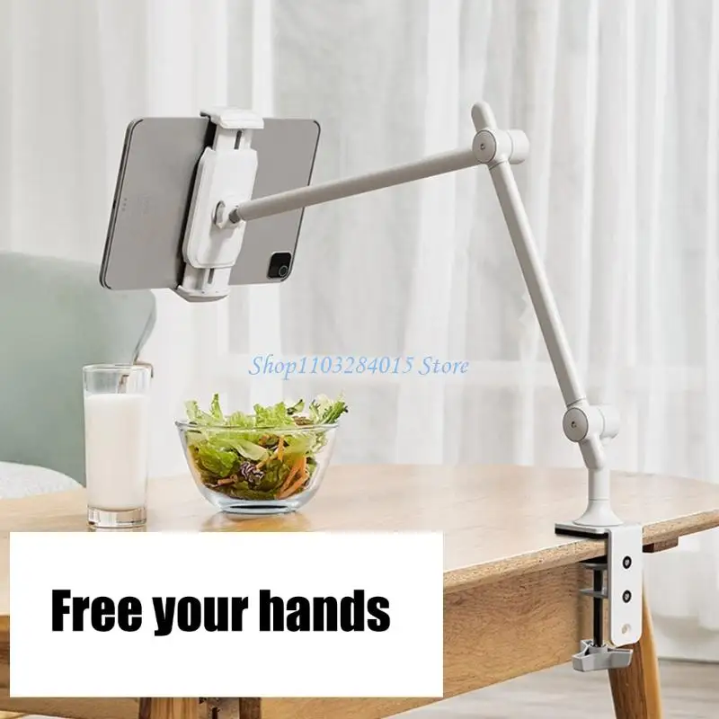 Height Adjustable Tablets Holder with Ball Joint Swivels Universal Desk Mount for 4.7-12.9Inch Devices Metal Base
Height Adjustable Tablets Holder with Ball Joint Swivels Universal Desk Mount for 4.7-12.9Inch Devices Metal Base