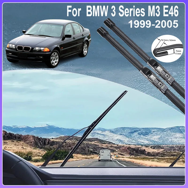 Car Windscreen Wipers For BMW 3 Series M3 E46 Accessories 1999~2005 Front Rubber Window Windshields Auto Rain Blade Brushe Parts
Car Windscreen Wipers For BMW 3 Series M3 E46 Accessories 1999~2005 Front Rubber Window Windshields Auto Rain Blade Brushe Parts