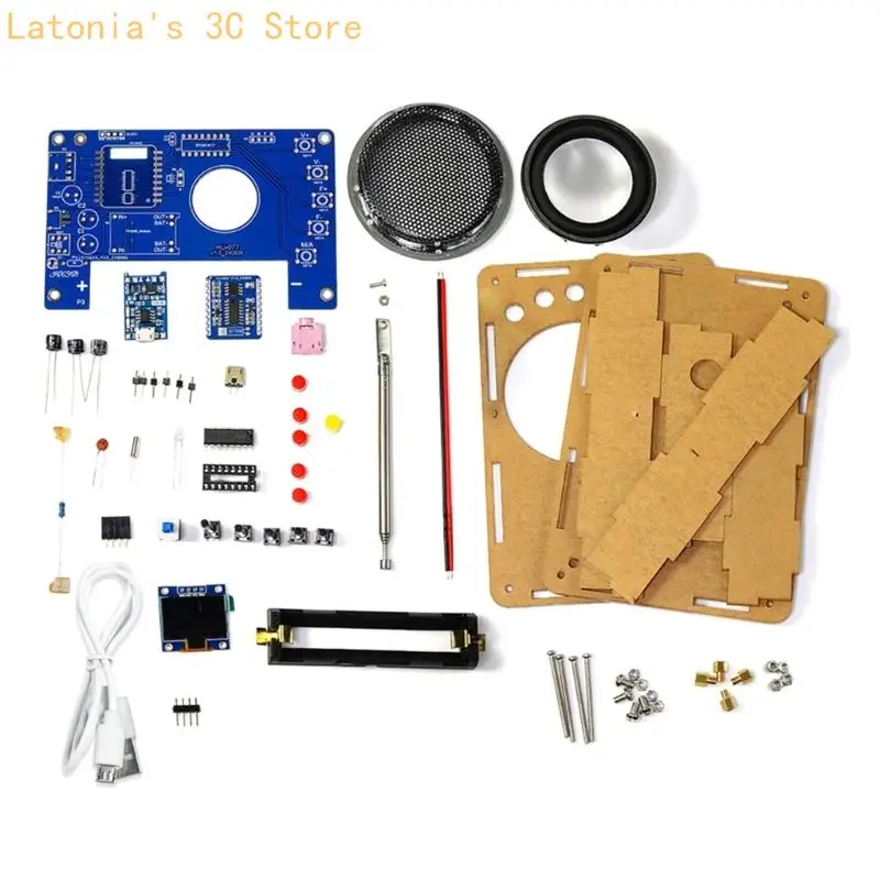 X3UB FM Radio DIY Paired with RDA5807 Radio Module With Display Screen And Rechargeable Battery Need Assembly Set
X3UB FM Radio DIY Paired with RDA5807 Radio Module With Display Screen And Rechargeable Battery Need Assembly Set