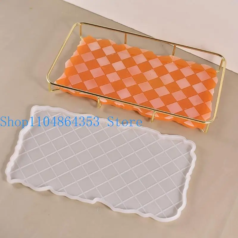 652F Serving Board Silicone Resin Tray Mold Checkerboard Pattern Epoxy Molds
652F Serving Board Silicone Resin Tray Mold Checkerboard Pattern Epoxy Molds