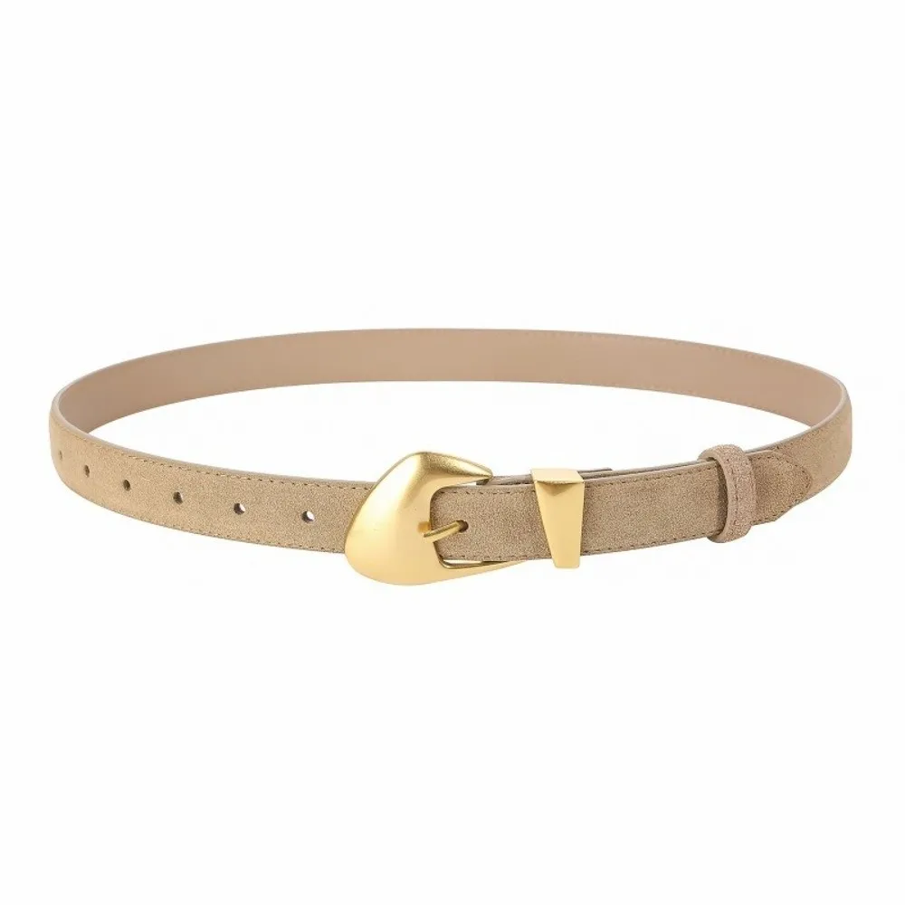 Замшевый ремень из воловьей кожи в стиле ретро, однотонный, с золотой пряжкой, брючные классические ремни, универсальный узкий пояс
Замшевый ремень из воловьей кожи в стиле ретро, однотонный, с золотой пряжкой, брючные классические ремни, универсальный узкий пояс