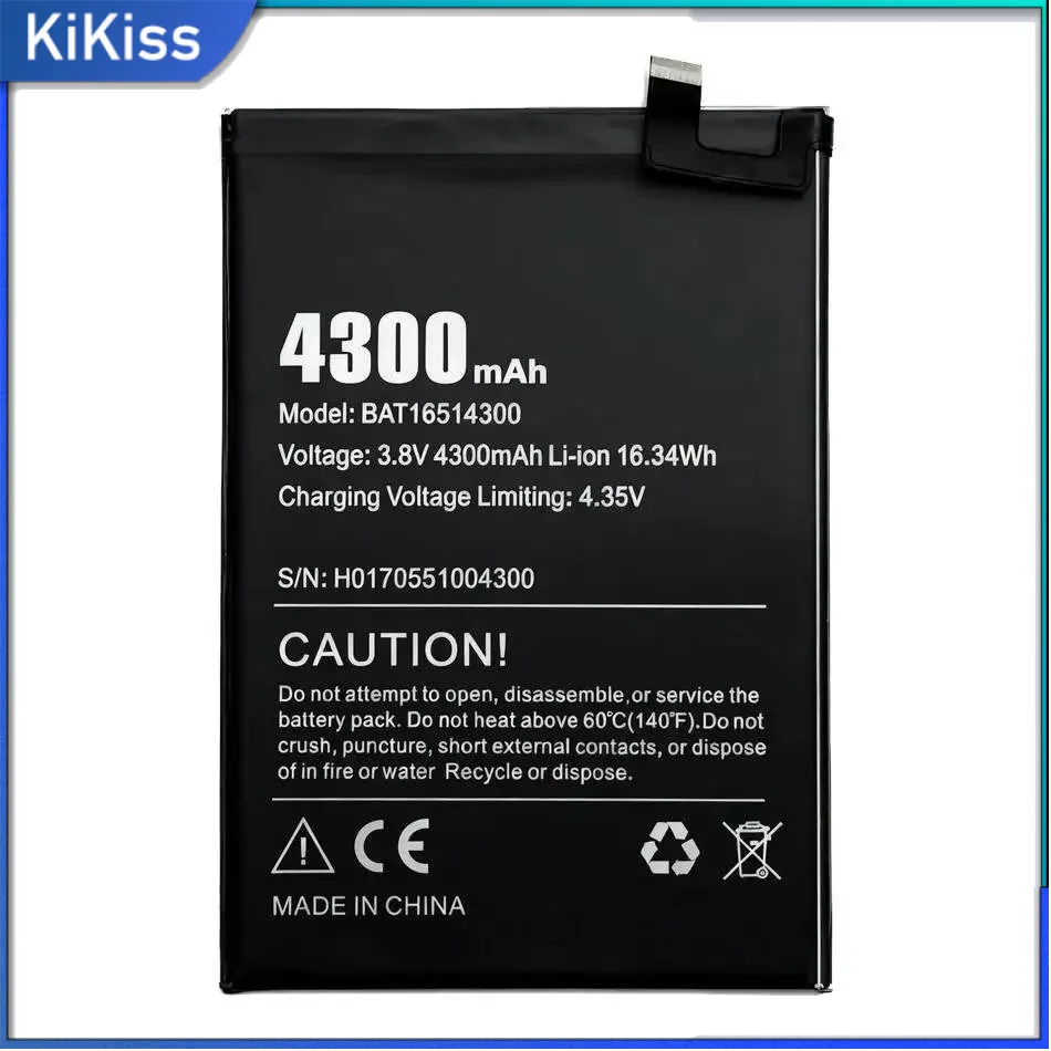 BAT16514300 Environmentally Friendly 4300mAh Mobile Phone Battery For Doogee Y6 Max Y6Max
BAT16514300 Environmentally Friendly 4300mAh Mobile Phone Battery For Doogee Y6 Max Y6Max