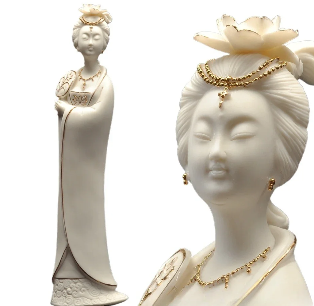 Ceramic four beauties Yang Guifei drunken figure statue ornament modern home lady crafts
Ceramic four beauties Yang Guifei drunken figure statue ornament modern home lady crafts