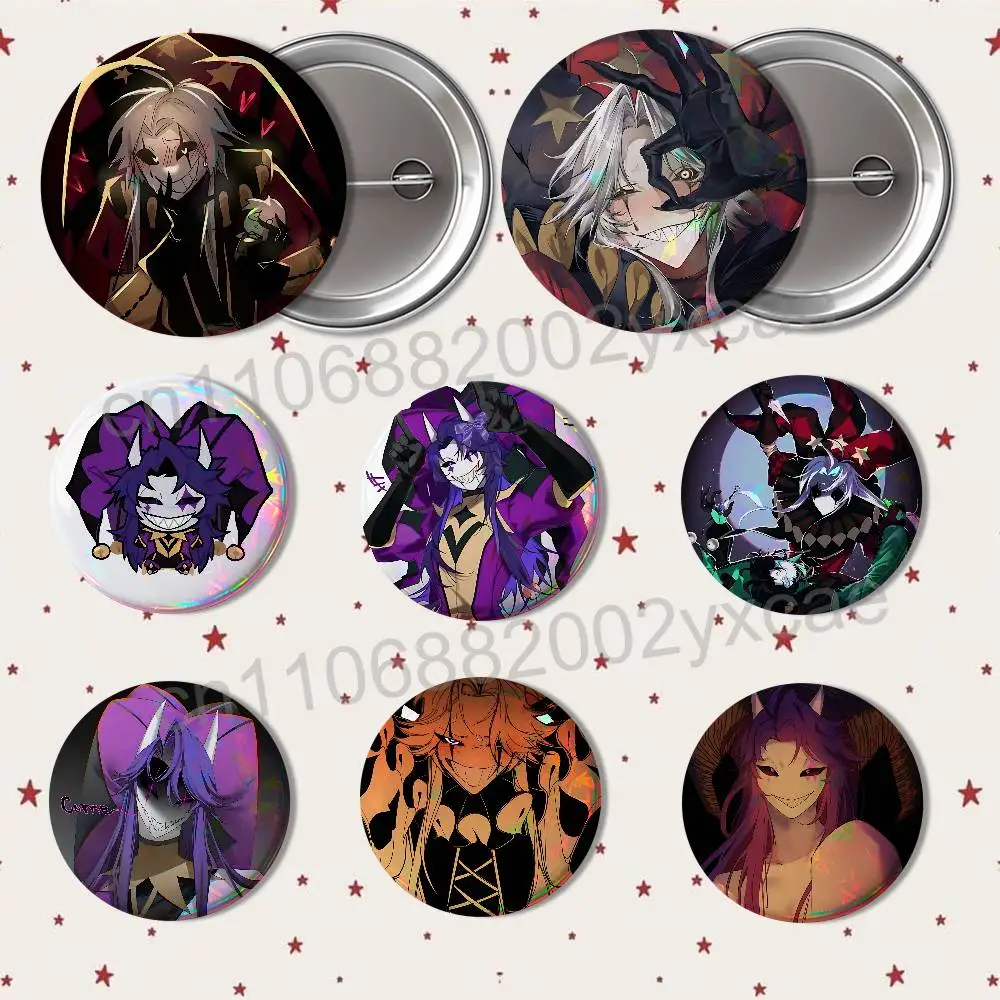 purple Jester Pierrot Freak Circus HD Print 58mm 44mm Round Lapel Pins Pretty Derby Round Display Brooches Brooch Badges
purple Jester Pierrot Freak Circus HD Print 58mm 44mm Round Lapel Pins Pretty Derby Round Display Brooches Brooch Badges