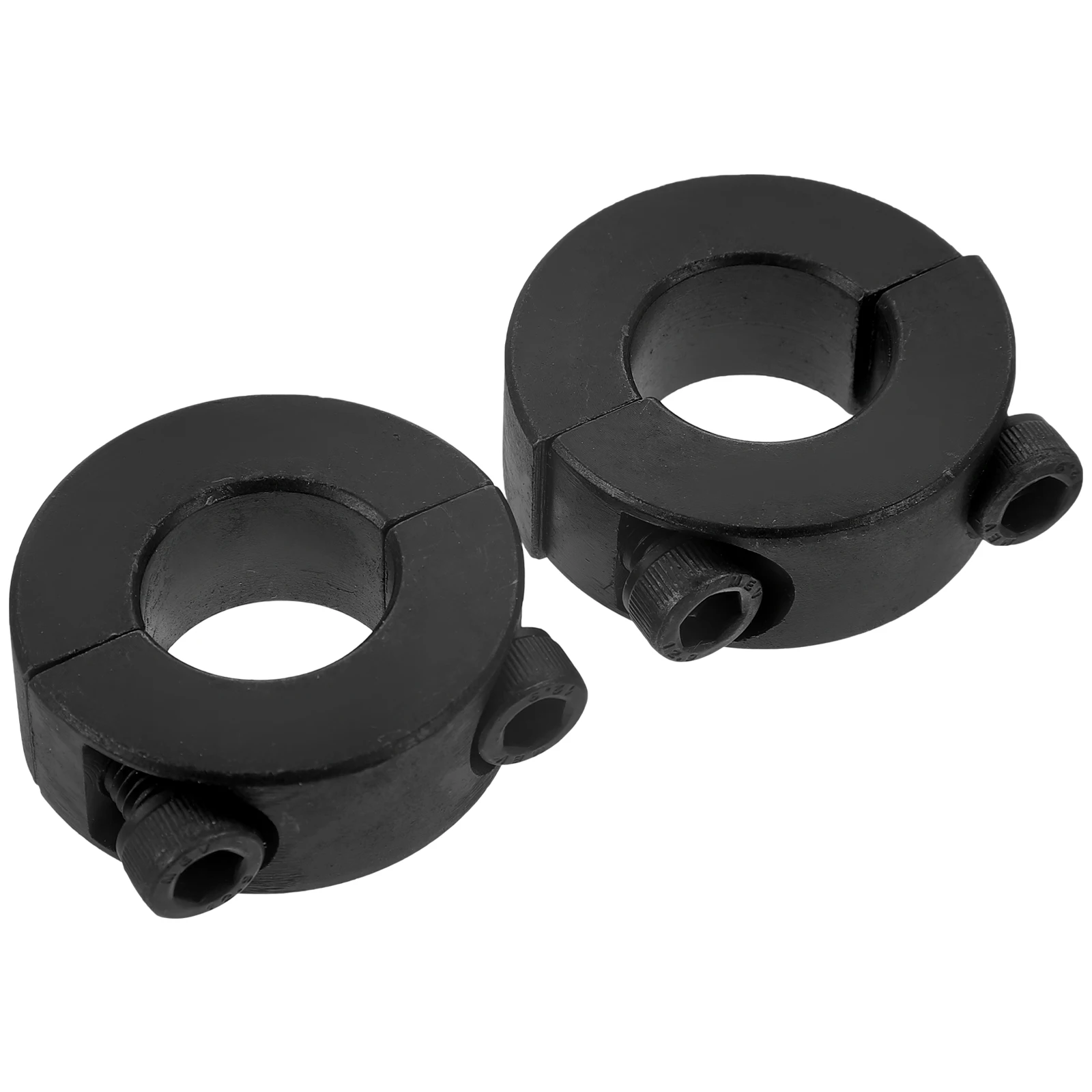 2Pcs Shaft Collar Clamping Ring Steel Fixed Bushing Thrust Retaining Split Fixing Easy Install Carbon Black Oxide Finish
2Pcs Shaft Collar Clamping Ring Steel Fixed Bushing Thrust Retaining Split Fixing Easy Install Carbon Black Oxide Finish