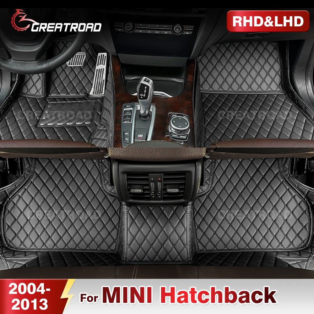 Car Floor Mats For MINI Hatchback 2004 2005 2006 2007 2008-2013 Custom Auto Foot Pads Carpet Cover interior accessories
Car Floor Mats For MINI Hatchback 2004 2005 2006 2007 2008-2013 Custom Auto Foot Pads Carpet Cover interior accessories