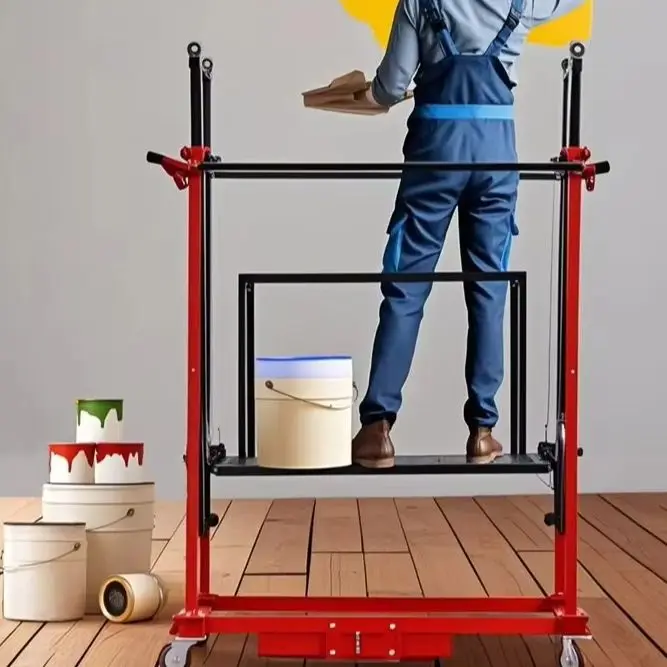 New Foldable Remote Control Electric Lifting Platform Mobile Goods Lift Scaffold For Household Renovation Stable Safe Convenient
New Foldable Remote Control Electric Lifting Platform Mobile Goods Lift Scaffold For Household Renovation Stable Safe Convenient