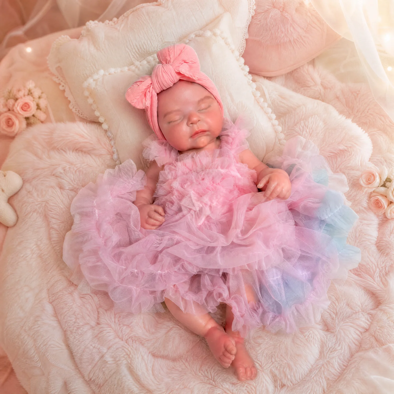 Sleeping Peaches Open Mouth 18Inch bebe reborn de silicona Girl Dolls With Open Mouth Painted Skin & Unpainted Newborn Doll
Sleeping Peaches Open Mouth 18Inch bebe reborn de silicona Girl Dolls With Open Mouth Painted Skin & Unpainted Newborn Doll