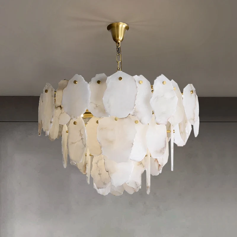 Postmodern Villa Restaurant Brass Marble Livingroom Chandelier Nordic Designer Home Decor Villa Hotel Bedroom Conical Chandelier
Postmodern Villa Restaurant Brass Marble Livingroom Chandelier Nordic Designer Home Decor Villa Hotel Bedroom Conical Chandelier