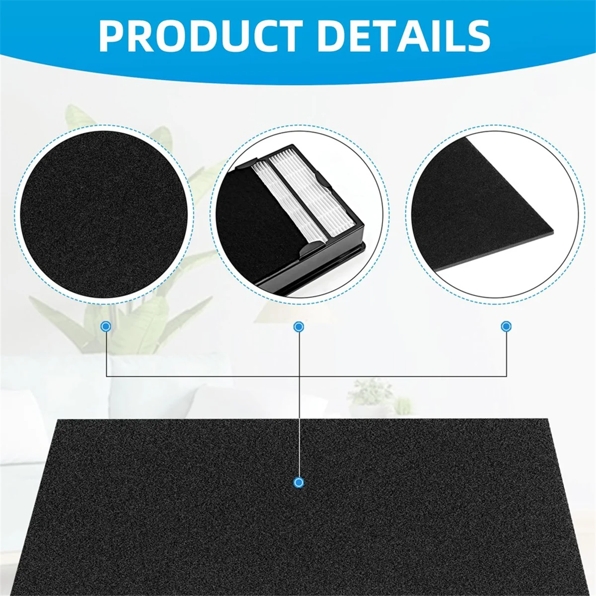 ABFI HAPF600 HEPA Filter Replacement for Holmes Air Purifier Filter B - Compatible with HAPF8650 HAP615 HAP625 HAP650
ABFI HAPF600 HEPA Filter Replacement for Holmes Air Purifier Filter B - Compatible with HAPF8650 HAP615 HAP625 HAP650