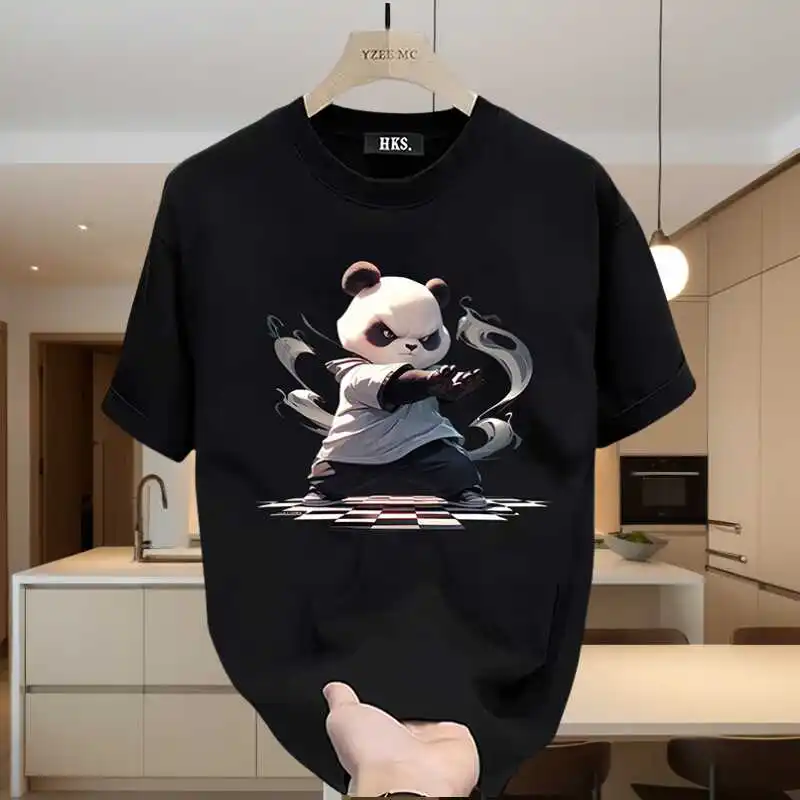 Extra Large 300 Pou Double Tead Combed Pure Cotton ort Sve T-irt Men Summer Trendy Brand Kung Fu Panda Print f...
Extra Large 300 Pou Double Tead Combed Pure Cotton ort Sve T-irt Men Summer Trendy Brand Kung Fu Panda Print f...