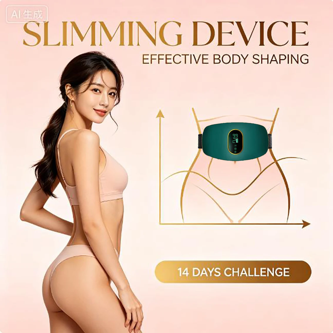 Body slimming and shaping device for fat loss, specifically designed for reducing excess fat in the belly, waist, and abdomen
Body slimming and shaping device for fat loss, specifically designed for reducing excess fat in the belly, waist, and abdomen