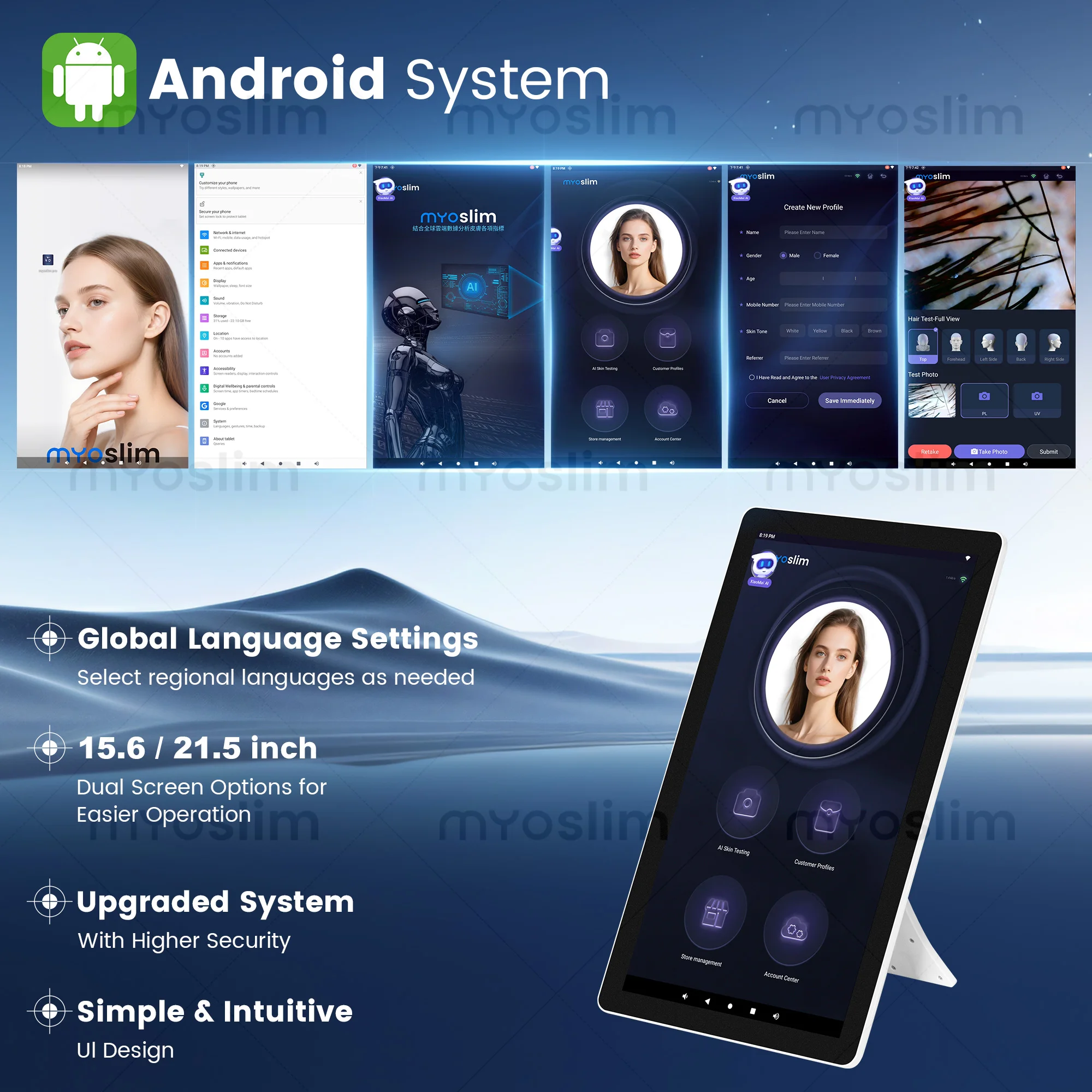 3D AI Facial Skin Analyzer Detection Skin Problem Diagnosis 8 Spectrum Professional Analysis Beauty Salon Equipment
3D AI Facial Skin Analyzer Detection Skin Problem Diagnosis 8 Spectrum Professional Analysis Beauty Salon Equipment