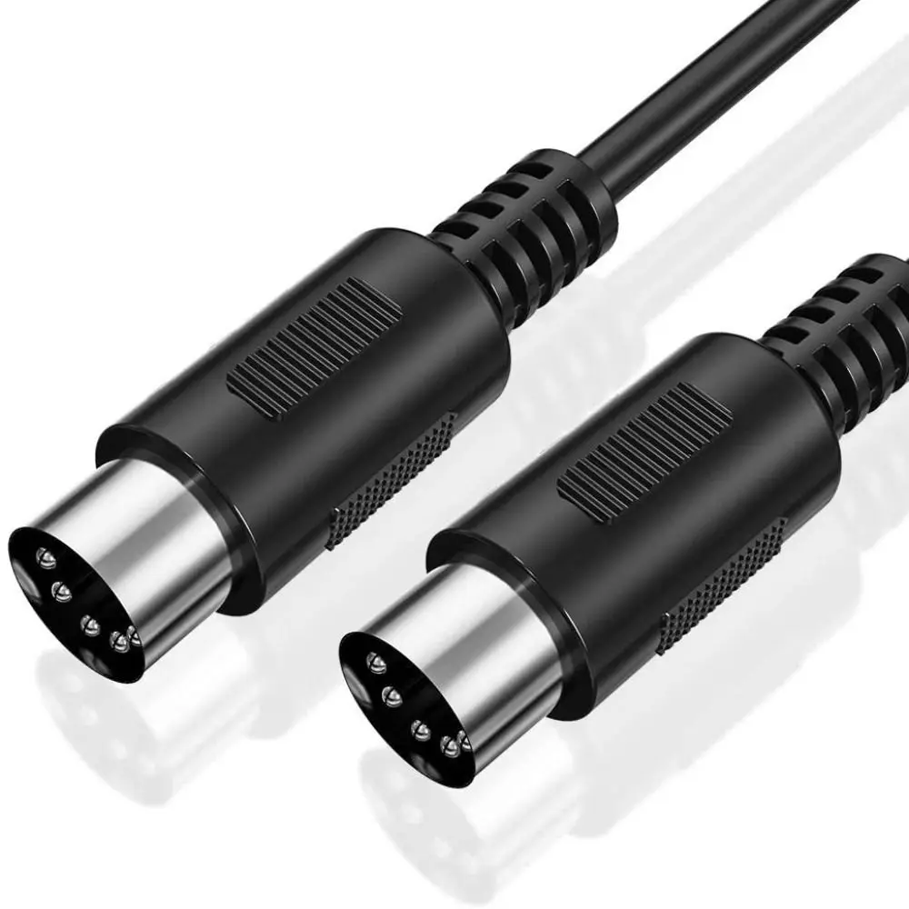 Male To Male MIDI Cable 5-Pin DIN Plug Multiple Lengths Audio Extension Cord Music Gear Copper MIDI Extension Cable
Male To Male MIDI Cable 5-Pin DIN Plug Multiple Lengths Audio Extension Cord Music Gear Copper MIDI Extension Cable