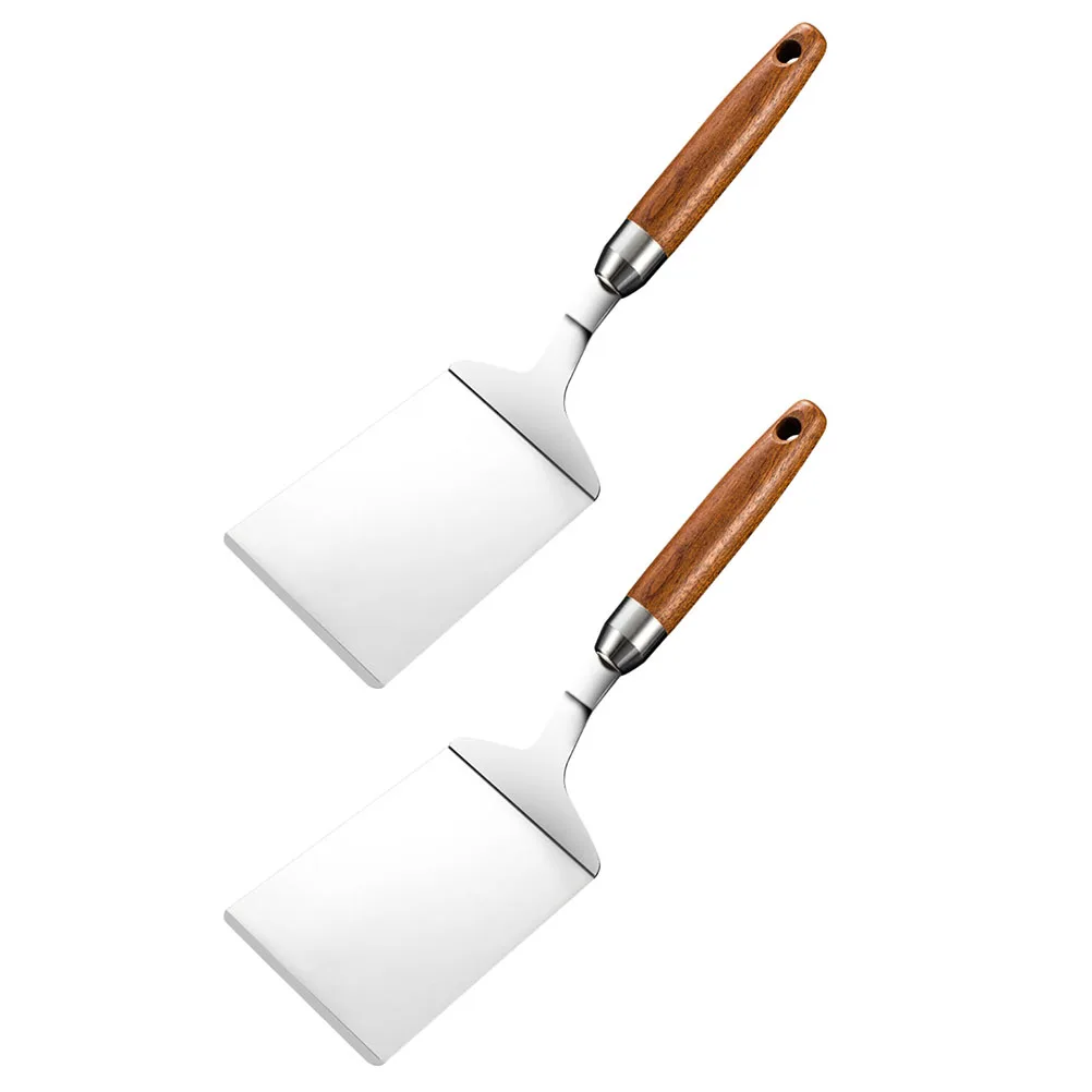 2 Pcs Stainless Steel Cooking Spatulas Teppanyaki Shovel Foldable Metal Grilling Barbecue Steak Turner Kitchen Gadgets Easy
2 Pcs Stainless Steel Cooking Spatulas Teppanyaki Shovel Foldable Metal Grilling Barbecue Steak Turner Kitchen Gadgets Easy