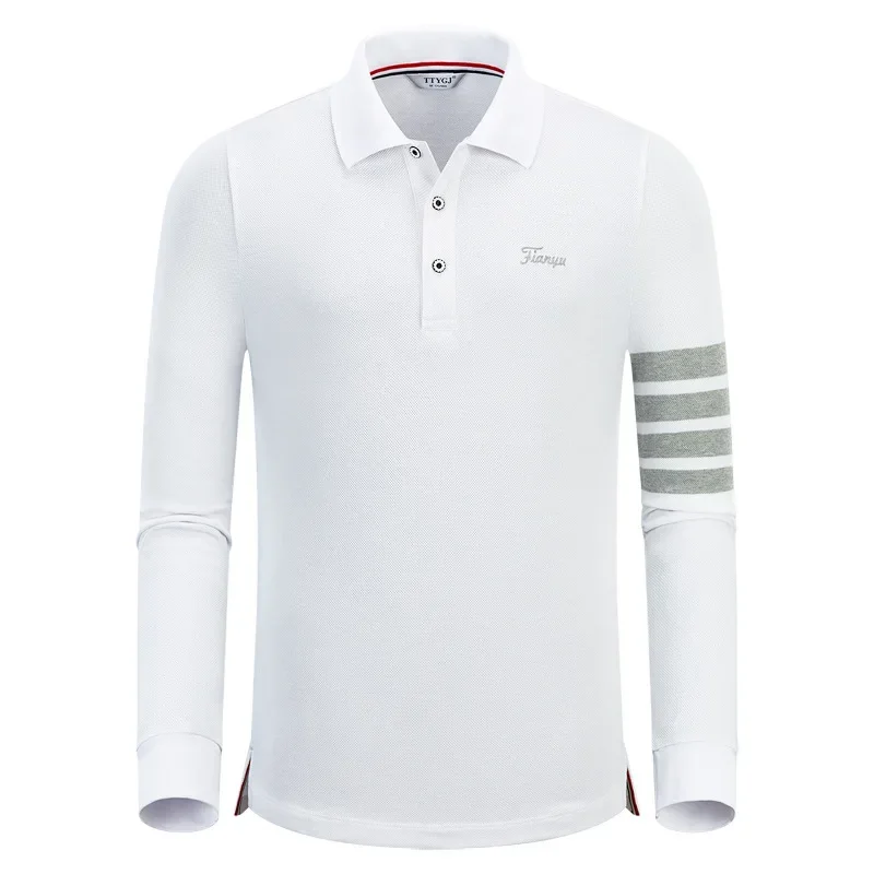 Golf Long Sleeve Shirt Men White Navy Blue Autumn Winter Top Polo T-shirt Clothes Business Casual Tracksuit 2024 New Apparel
Golf Long Sleeve Shirt Men White Navy Blue Autumn Winter Top Polo T-shirt Clothes Business Casual Tracksuit 2024 New Apparel